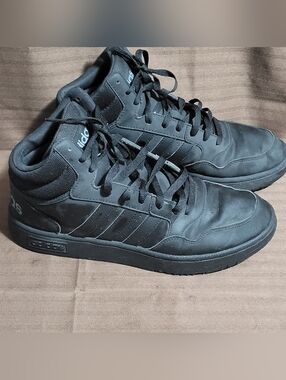 Adidas Men’s Black High-Top Casual Sneakers
